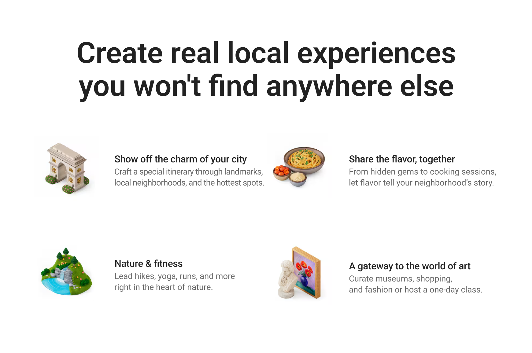 Locally host experience example image
